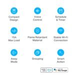 Kasa Smart Plug Ultra Mini 15A, Smart Home Wi-Fi Outlet Works with Alexa, Google Home & IFTTT, No Hub Required, UL Certified, 2.4G WiFi Only, 1-Pack(EP10), White - Image 4