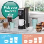 Hamilton Beach FlexBrew Advanced 4-in-1 Single Serve Hot & Iced Coffee Maker with Removable 45 oz. Water Reservoir, Use Pod Packs and Grounds, Fast Brewing, LED Touchscreen, Black (49925) - Image 5