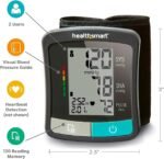 HealthSmart Digital Standard Blood Pressure Monitor with Automatic Upper Cuff That Displays Pulse Rate and Irregular Heartbeat, Stores up to 120 Readings for 2 Users (Pack of 48) - Image 3