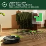 iRobot Roomba 105 Vac Robot Vacuum - Easy to use, Intense Power-Lifting Suction, LiDAR Navigation, Multi-Surface Cleaning, Cleans in Neat Rows, Self-Charging - Image 4