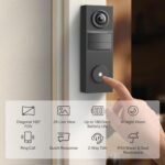 Tapo 2K Wired Smart Video Doorbell - 160° Ultra-Wide View, Person Detection, 2-Way Talk, Ring Call, Night Vision, Subscription-Free Local Storage or Optional Cloud, Works with Alexa, D205 - Image 3