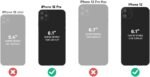 OtterBox iPhone 12 & iPhone 12 Pro Commuter Series Case - Black, Slim & Tough, Pocket-Friendly, with Port Protection - Image 3