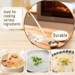 Markeny 4 Pieces Stainless Steel Soup Ladle Metal Handle Ladle with Pouring Rim,1oz/2oz/3oz/5oz Set Ladles for Cooking Soup Sauce - Image 5