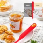 Silicone Jar Spatula, 3Pcs Spatulas Kitchen Set, Heat Resistant Jam Spreader for Baking Mixing Cake Cream Butter Scraper - Image 3