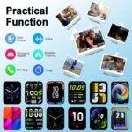 Smart Watch with 1.91" HD Touchscreen Fitness Tracker with Bluetooth Calling, Fitness Watch with Heart Rate/Sleep Monitor, 120+ Sports Modes, IP68 Waterproof Smartwatch for Android iOS - Image 5