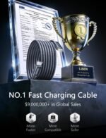 LISEN USB C to USB C Cable, 240W C to C Cable Fast Charging [6.6ft, 2-Pack] Type C Charger Fast Charging USBC to USBC Cable for iPhone 17 16 15 Pro Max iPad MacBook Pro Samsung S25 - Image 3
