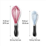 OXO Good Grips 2-Piece Silicone Whisk Set - Image 3