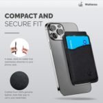 Wallaroo Premium Leather Cell Phone Wallet Stick On - Android and iPhone Wallet and Card Holder for Women and Men - Durable with Non-Slip Lining Secures Up to 3 Cards - Image 7