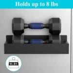 Metal 4 Pack Magnetic Spice Storage Rack Organizer for Refrigerator and Oven, Black Fridge Organizers and Storage - Image 4