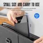 1TB External Hard Drive, USB C Multiport Hub HDD 7-in-1, USB 3.0, SD/TF Card Reader, Docking Station, Multi-Function HDD for Windows, Mac, Android, TV, Phone, Laptop, Desktop, PC - Image 4