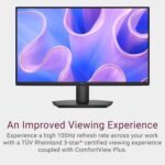 Dell 27 Monitor - SE2725HM - 27-inch Full HD (1920x1080) 16:9 100Hz Display, IPS Panel, 16.70 Million Colors, Anti-Glare, 1 HDMI / 1 VGA Port, TÜV Rheinland 3-Star*, Comfortview Plus - Black - Image 3