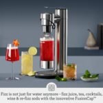 Breville BCA800BSS InFizz Fusion Sparkling Water and Beverage Carbonator, CO2 Cylinder Not Included, Brushed Stainless Steel - Image 3