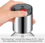 Breville BCA800BSS InFizz Fusion Sparkling Water and Beverage Carbonator, CO2 Cylinder Not Included, Brushed Stainless Steel - Image 4