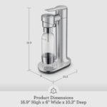 Breville BCA800BSS InFizz Fusion Sparkling Water and Beverage Carbonator, CO2 Cylinder Not Included, Brushed Stainless Steel - Image 7