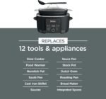 Ninja® 12-in-1 PossibleCooker™ PLUS | 8.5-qt - Sous Vide & Proof Multi-Cooker | Slow Cooker, Dutch Oven & More | Glass Lid & Integrated Spoon | Nonstick | Oven Safe Pot to 500°F | Black | MC1010 - Image 4