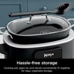 Ninja® 12-in-1 PossibleCooker™ PLUS | 8.5-qt - Sous Vide & Proof Multi-Cooker | Slow Cooker, Dutch Oven & More | Glass Lid & Integrated Spoon | Nonstick | Oven Safe Pot to 500°F | Black | MC1010 - Image 5
