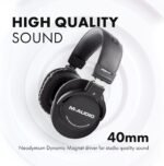 M-AUDIO HDH40 Over Ear Studio Headphones with Closed Back Design, Flexible Headband and 2.7m Cable for Studio Monitoring, Podcasting and Recording - Image 3