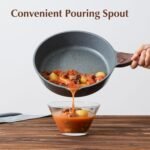 SENSARTE Nonstick Skillet, Deep Frying Pan 10/11/12-inch, Saute Pan with Lid, Stay-cool Handle, Healthy Stone Cookware Cooking Pan, Induction Compatible (10-Inch/3.5QT) - Image 4