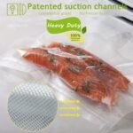 6 Pack 11"x20'(3Rolls) and 8"x20' (3Rolls)Thickened Vacuum Sealer Bags , Smell-Proof, Puncture Prevention, Heavy duty for POTANE, Food Saver, Great for Vacuum storage,Meal Prep or Sous Vide - Image 3