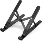 BESIGN LS01 Pro Ergonomic Laptop Stand, Plastic Laptop Riser, Portable and Adjustable Notebook Computer Holder Compatible with 10-14" Laptops (Black) - Image 3