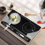 Duxtop LCD Portable Double Induction Cooktop 1800W Digital Electric Countertop Burner Sensor Touch Stove, 9620LS/BT-350DZ - Image 5