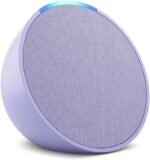 Amazon Echo Pop (newest model), Our smallest speaker with Alexa+ Early Access, Fits in any room, Lavender Bloom - Image 3