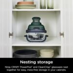 Ninja Crispi 5-in-1 Glass Air Fryer | 450°F, Nontoxic, 4QT & 6-Cup Containers & Lids | Microwave, Freezer, Dishwasher Safe | Max Crisp, Air Fry, Bake, Recrisp, Keep Warm | Brit. Racing Green, FN103BF - Image 8