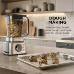 Ninja Blender & Food Processor Combo, Foodi Power Blender System for Smoothies, Bowls, Spreads & Shakes, 6 Functions, 72-oz Pitcher, To-Go Cups, Silver, SS401 - Image 4