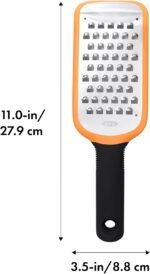 OXO Good Grips Etched Coarse Grater, Orange - Image 3