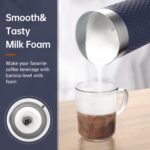 SIMPLETASTE Milk Frother, 4-in-1 Electric Milk Steamer, Automatic Warm and Cold Foam Maker and Milk Warmer for Latte, Cappuccinos, Macchiato - Image 3