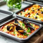 Baking Pans Set, 5-Piece Nonstick Bakeware Sets with Round/Square Cake Pan, Muffin Loaf Roast Pan, Baking Sheets for Oven, Kitchen Cookware Sets Baking Tray Baking Supplies, Black - Image 5