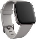 Fitbit Versa 2 Health & Fitness Smartwatch with Heart Rate, Music, Alexa Built-in, Sleep & Swim Tracking, Stone/Mist Grey, One S (Renewed) - Image 3