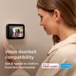 New Honeywell Home X8S WiFi Smart Thermostat with Video Doorbell Compatibility, IAQ Control, and Customizable Touchscreen Display, Black - Image 3