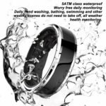 Yunseity Smart Ring Health, 5ATM Sleep Monitoring Step Counting Bluetooth Fitness Smart Ring with APP, Magic Wearable Device Universal Ring for Men and Women (8#) - Image 3
