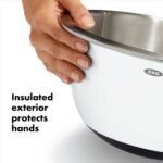 OXO Good Grips 3-Piece Stainless-Steel Mixing Bowl Set - Image 4