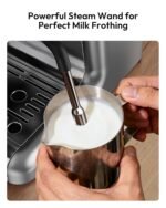 EUHOMY Espresso Machine with Grinder, 20 Bar Professional Espresso Coffee Maker for Home, with Milk Frother for Latte, Cappuccino & Barista-Style - Image 5