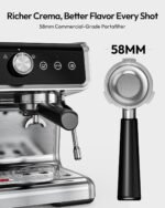 EUHOMY Espresso Machine with Grinder, 20 Bar Professional Espresso Coffee Maker for Home, with Milk Frother for Latte, Cappuccino & Barista-Style - Image 6