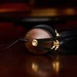 MEZE AUDIO | 99 Classics Walnut Gold | Wooden Closed-Back Headphones for Audiophiles | Gaming | Podcasts | Home Office | Wired Over-Ear Headphones with Mic and Self Adjustable Headband - Image 3