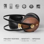 MEZE AUDIO | 99 Classics Walnut Gold | Wooden Closed-Back Headphones for Audiophiles | Gaming | Podcasts | Home Office | Wired Over-Ear Headphones with Mic and Self Adjustable Headband - Image 4