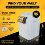 Gamma2 Vittles Vault Pet Food Storage Containers - Sealed Dog and Cat Food Storage Container, Fits up to 50lbs, Made in the USA - [14"L x 20"H] - Image 3