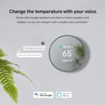 Google Nest Thermostat - Smart Thermostat for Home - Programmable Wifi Thermostat - Fog - Image 5