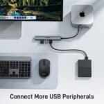 Acer 5 in 1 USB C Hub with 4K HDMI, 100W Power Delivery, 3 USB A Data Ports, USB C to HDMI Multiport Adapter for Laptop, PC, Tablet, MacBook Air, iPad Air, iMac, iPhone 15/16 Pro/Pro Max - Image 4