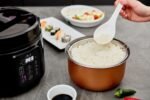 Yum Asia Kumo YumCarb Rice Cooker with Ceramic Bowl and Advanced Fuzzy Logic, (5.5 Cups, 1 Litre), 5 Rice Cooking Functions, 3 Multicooker Functions, 110V US Power (Dark Stainless Steel) - Image 4