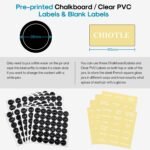 AOZITA 24 Pcs Glass Spice Jars with Labels - 4oz Empty Square Spice Bottles Containers, Condiment Pot, Shaker Lids and Airtight Metal Caps - Silicone Collapsible Funnel - Image 4