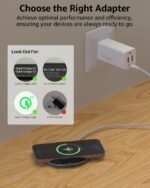 TOZO 2025 W1 New Anti-Slip Wireless Charger 15W Max Fast Wireless Charging Pad Compatible with iPhone 17/16/16 Plus/16 Pro Max /15/14/13/SE Series, Samsung Galaxy S25/S24/S23 Series, Black - Image 4