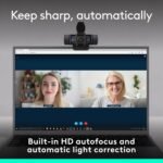 Logitech C920e HD 1080p Mic-Enabled Webcam, Certified for Zoom, Microsoft Teams Compatible, TAA Compliant - Image 6