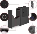 Biometric Slider Handgun Gun Safe for Nightstand, Desk, Bed Side,Truck - Auto Sliding Door Hand Gun Safe for Pistol -with Fingerprint, PIN Code, KEY Access - Image 5