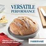 Farberware Nonstick Bakeware Baking Pan / Nonstick Cake Pan, Round - 9 Inch, Gray, 1 Count (Pack of 1) - Image 4