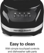 Hamilton Beach Big Mouth Duo Plus 12 Cup Food Processor & Vegetable Chopper with Additional Mini 4 Cup Bowl, Black (70580) - Image 5