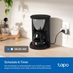 TP-Link Tapo Smart Plug Mini, Matter Compatible, Compatible with Alexa, Google Home & Samsung SmartThings, Energy Monitoring, 15A, UL Certified, 2.4G Wi-Fi Only, Tapo P110M(4-Pack) - Image 5